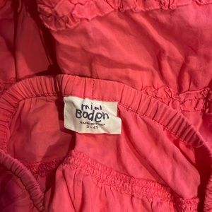 Mini Boden pink / fuchsia girls tail skirt (3-4y)